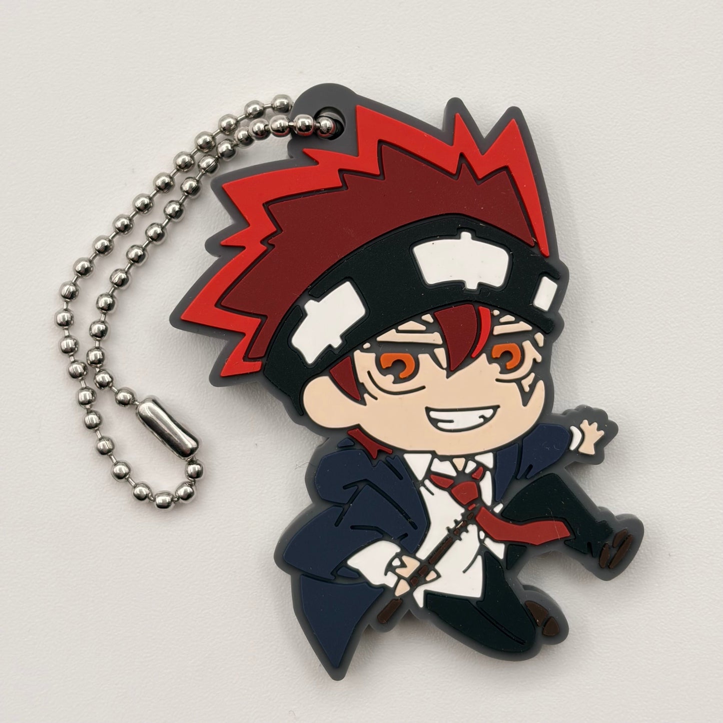 Mashle Dot Barrett Rubber Strap Keychain