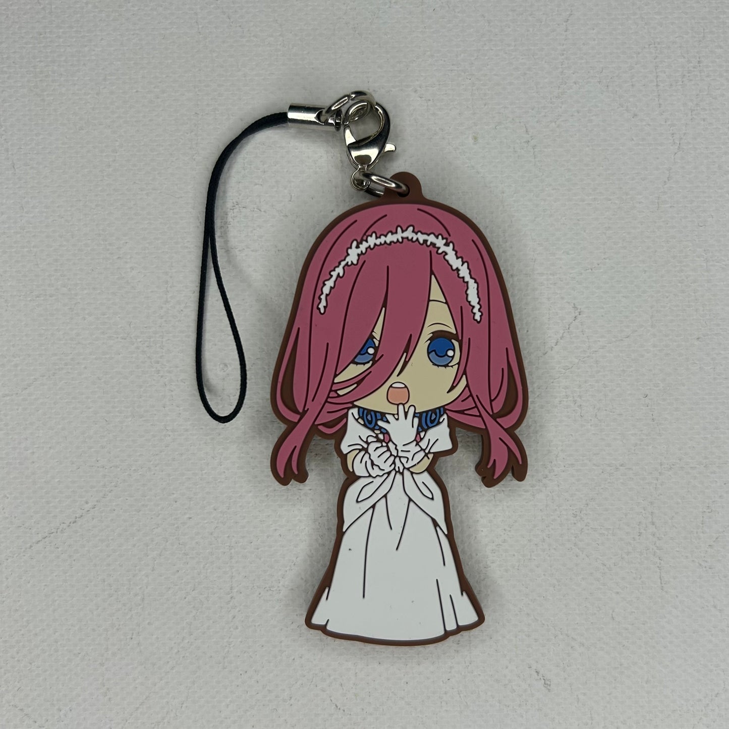 Quintessential Quintuplets Miku Nakano Rubber Strap Keychain
