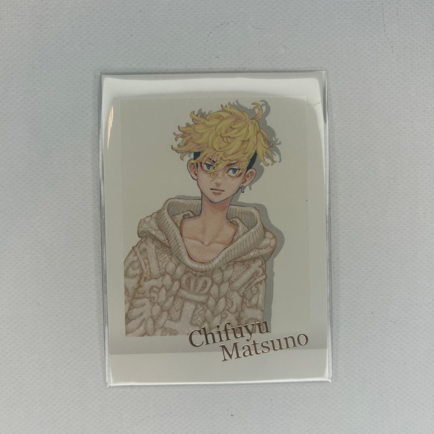 Tokyo Revengers Chifuyu Polaroid Trading Card