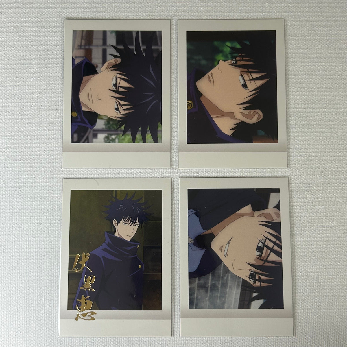 Jujutsu Kaisen Megumi Fushiguro Polaroid Card Set
