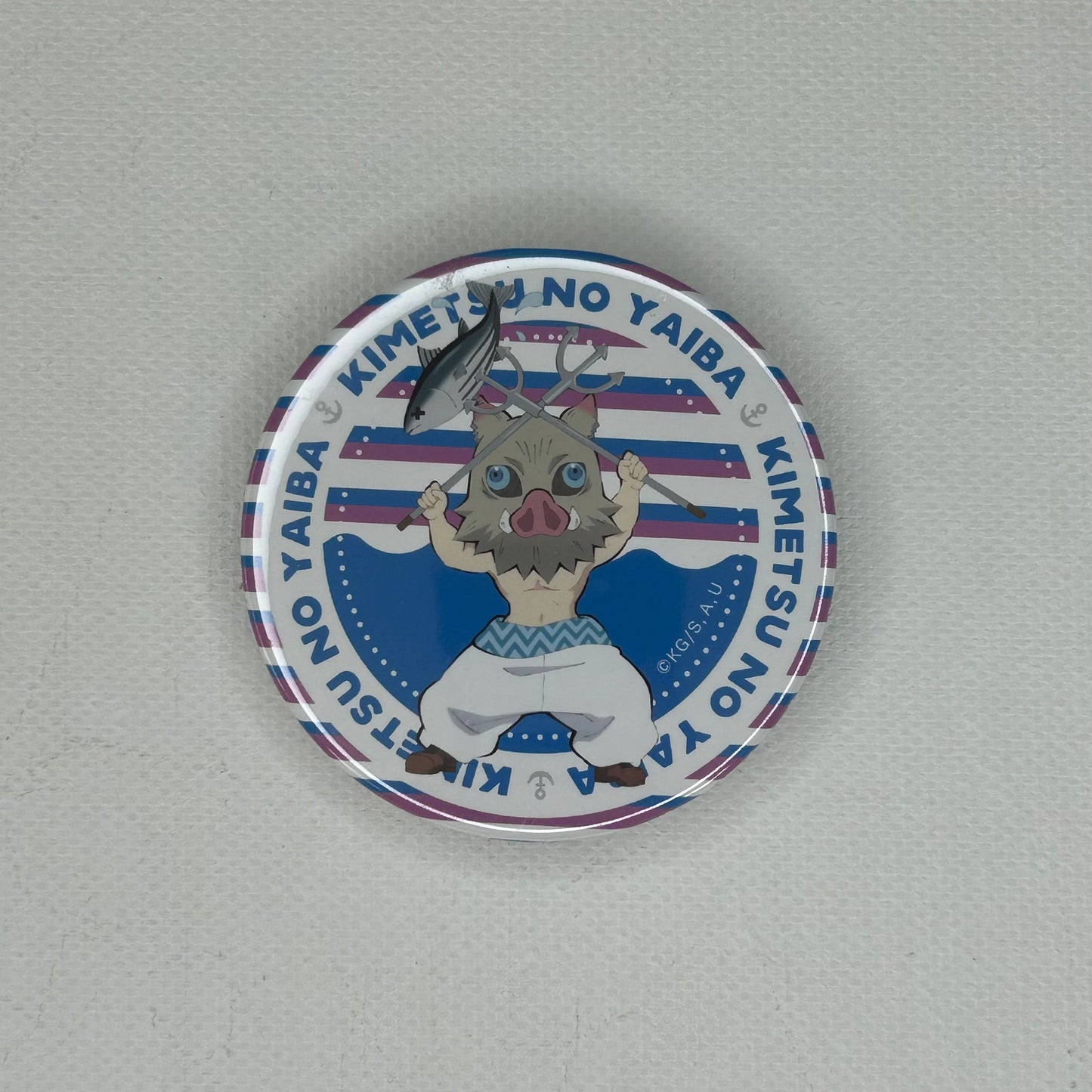 Demon Slayer Inosuke Hashibira Button