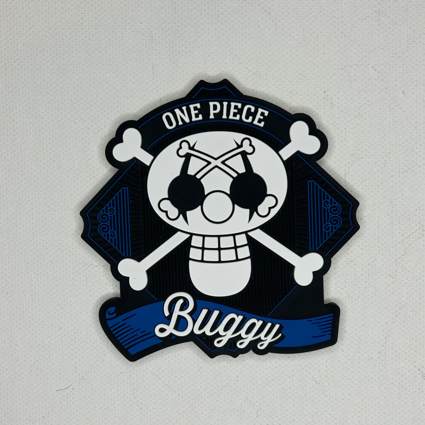 One Piece Buggy Rubber Coasters