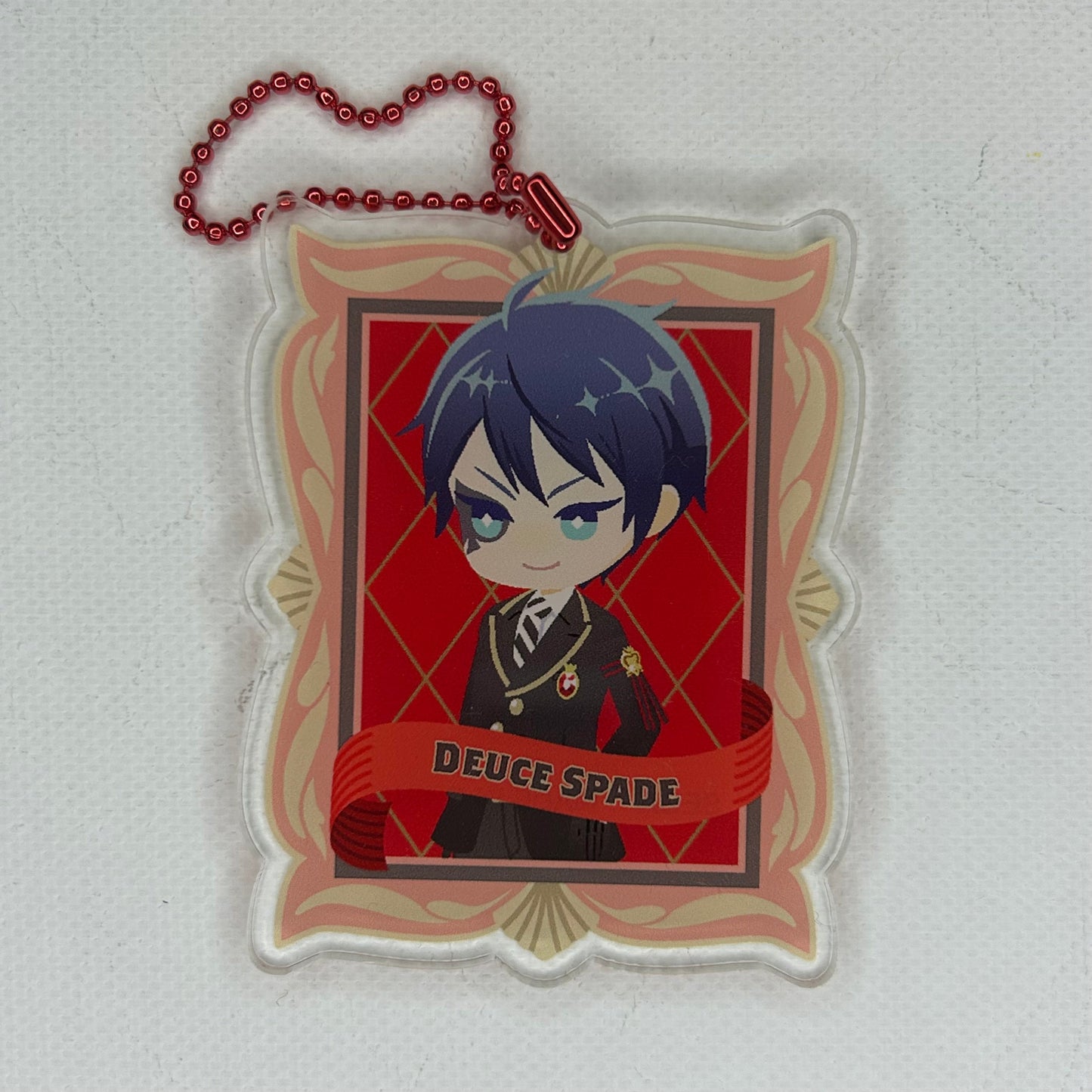 Twisted Wonderland Deuce Spade Acrylic Charm