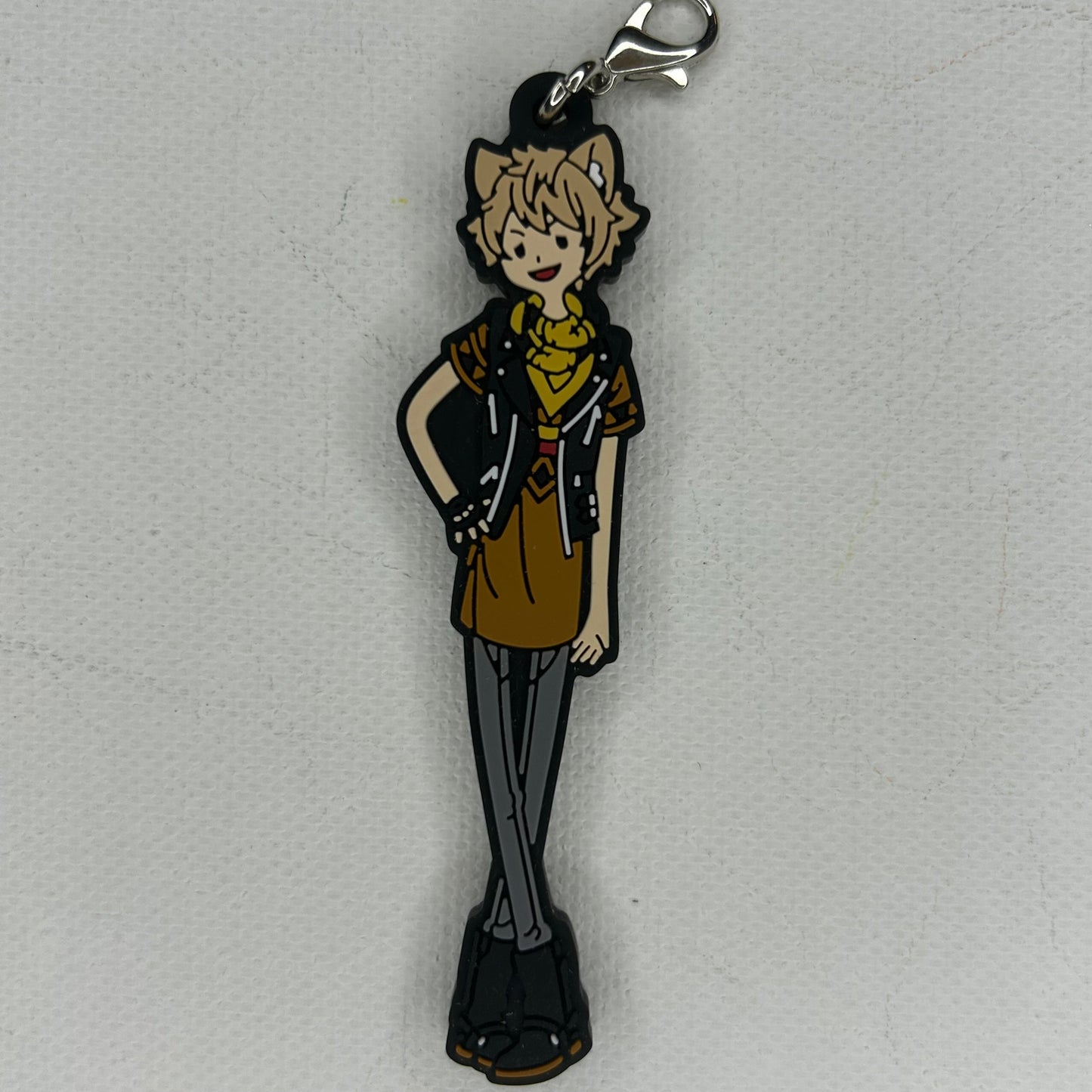 Twisted Wonderland Ruggie Bucchi Rubber Strap Keychain