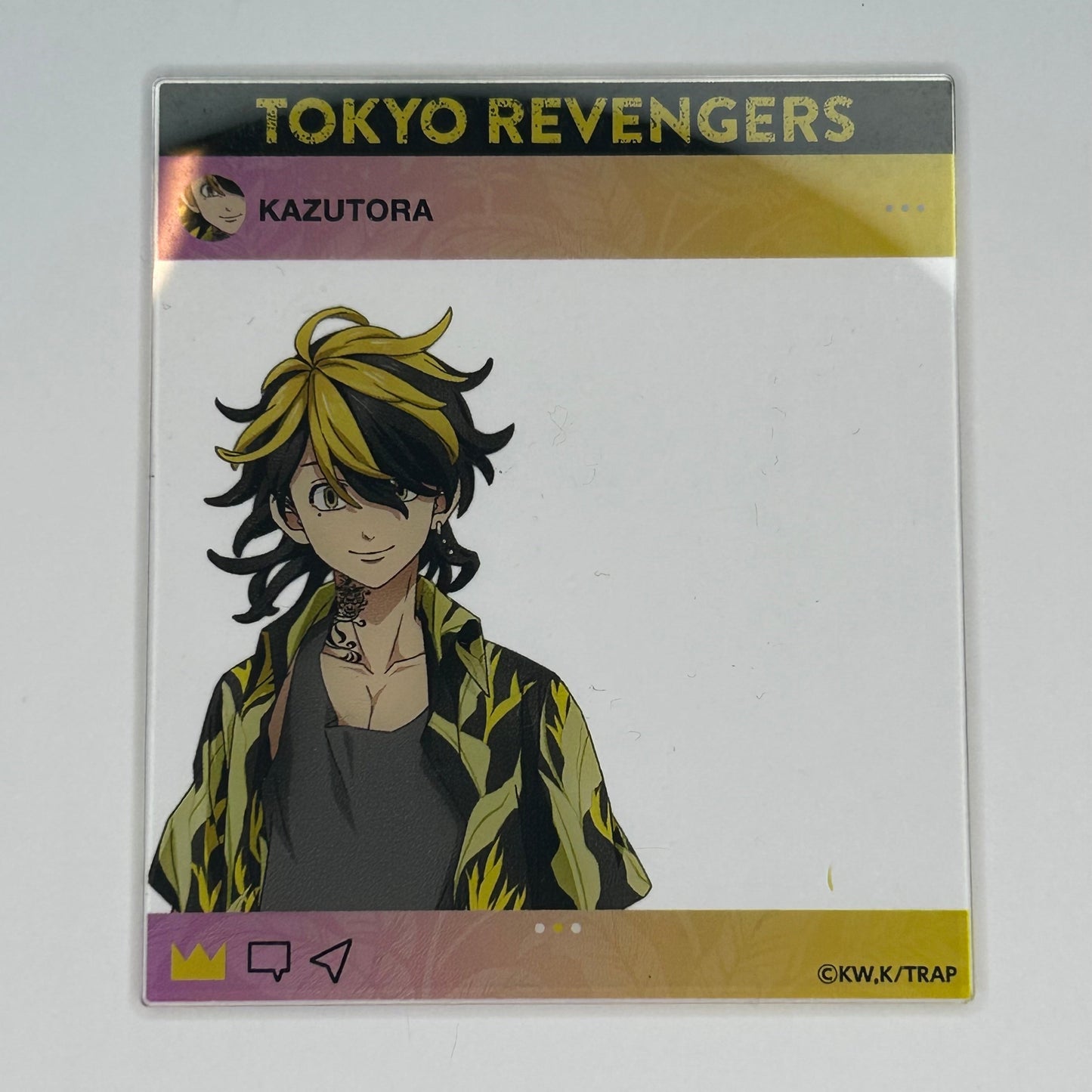 Tokyo Revengers Kazutora Clear Card