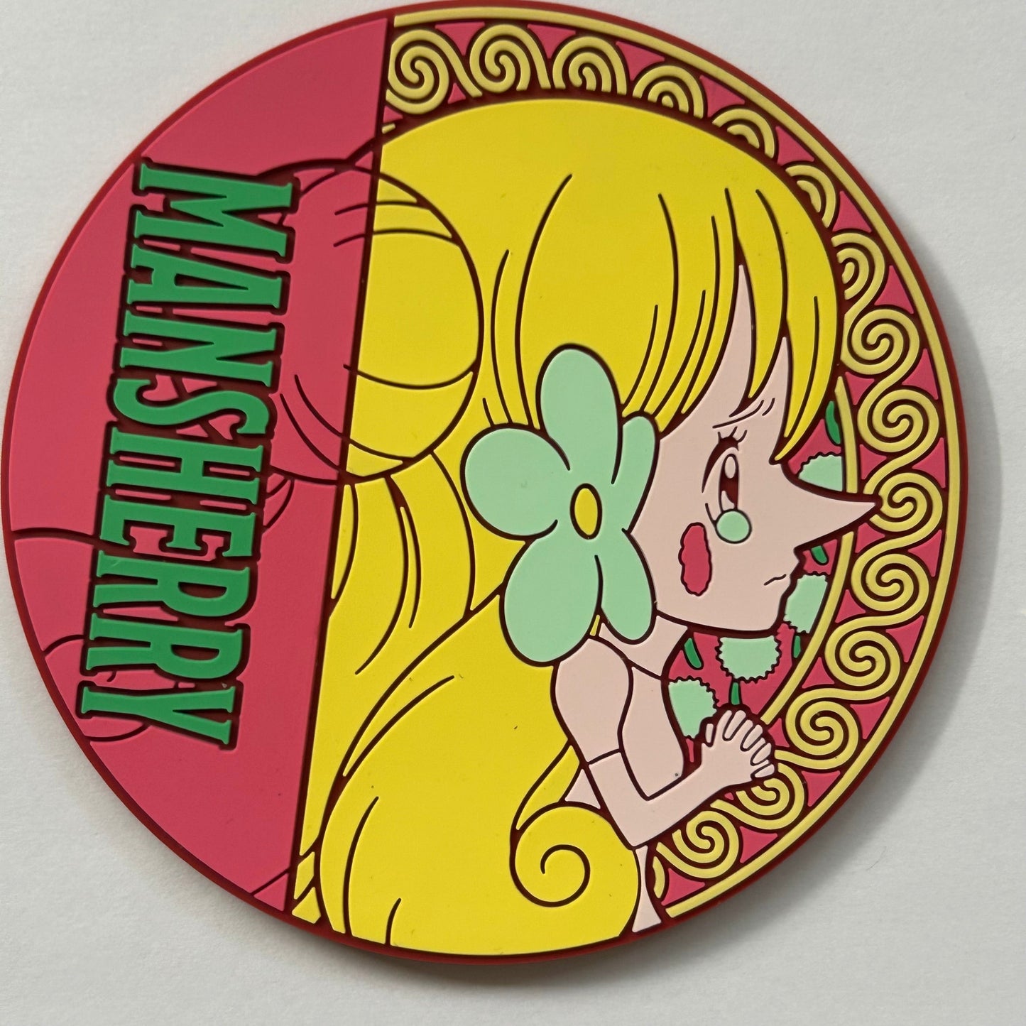 One Piece Mansherry Rubber Coasters
