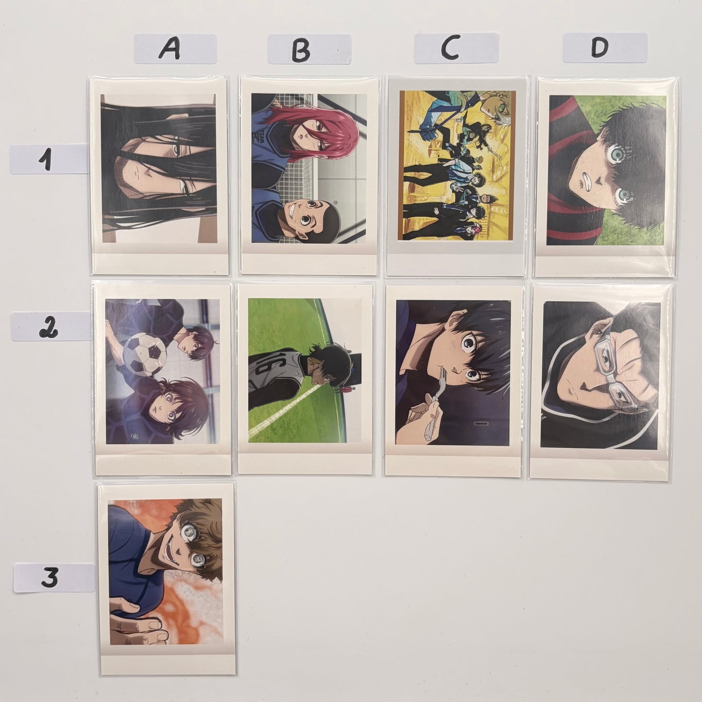 Blue Lock Polaroid Trading Card
