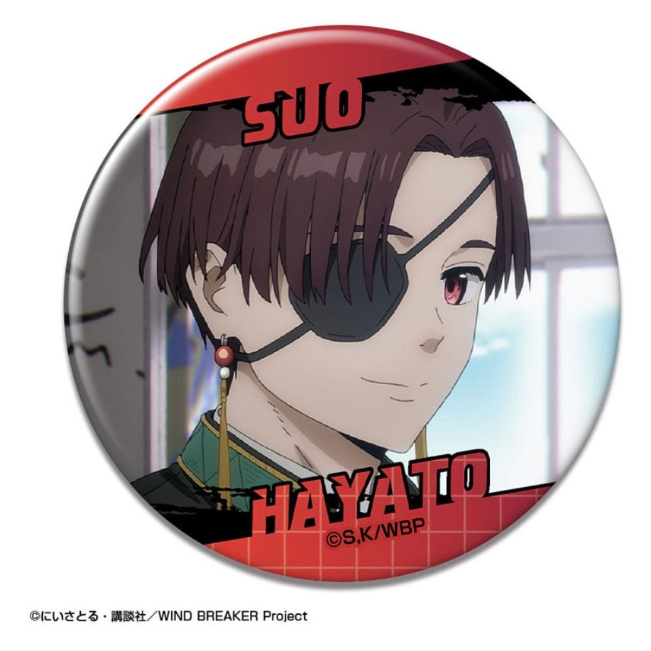 Wind Breaker Suo Hayato Button