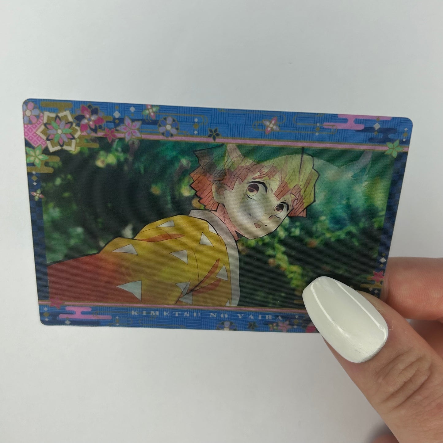 Demon Slayer Zenitsu / Tanjiro Holo Trading Card