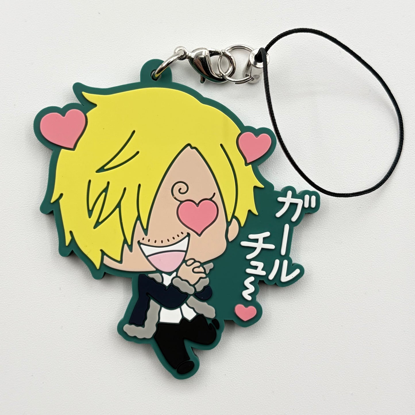 One Piece Sanji Rubber Strap Keychain