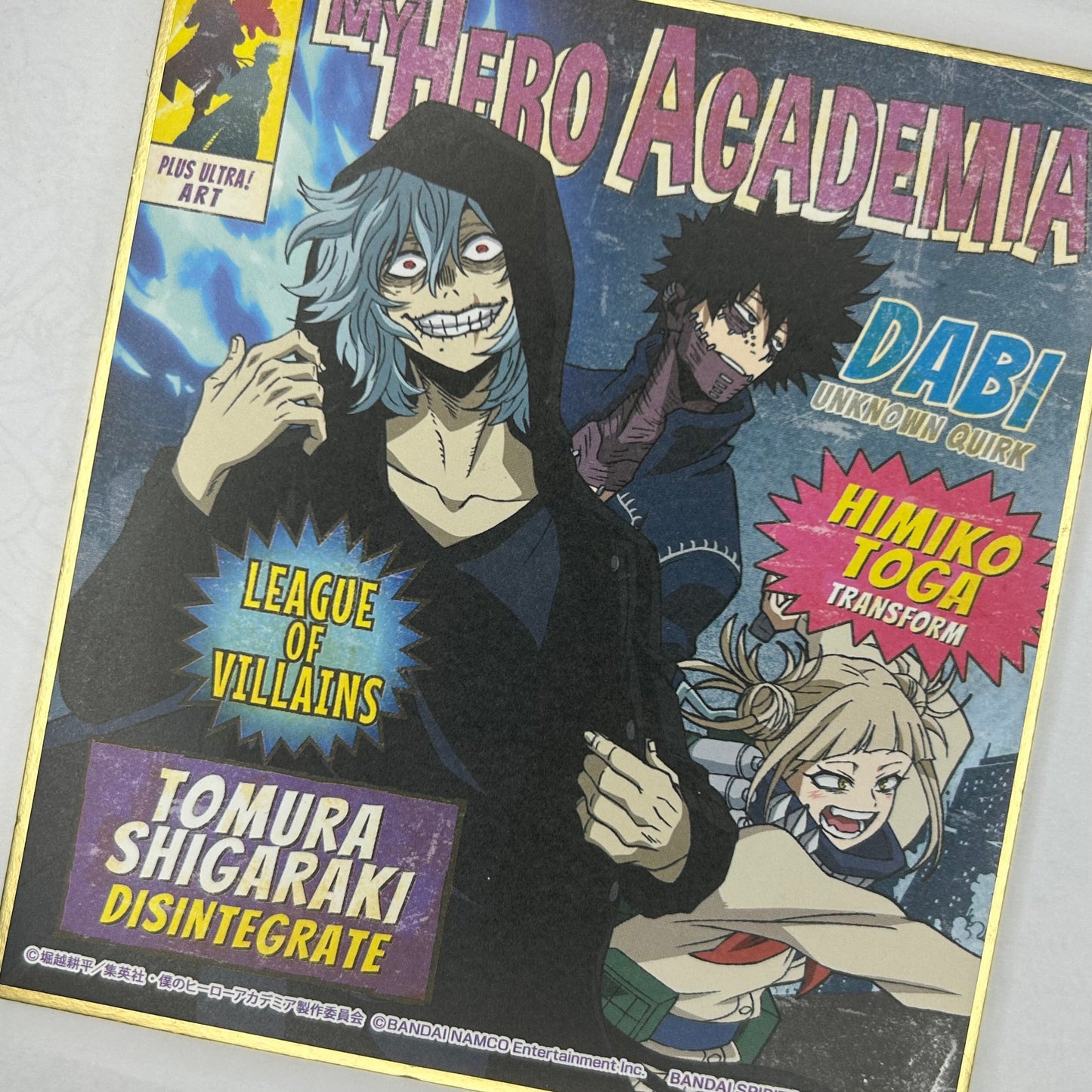 My Hero Academia Villains Shikishi