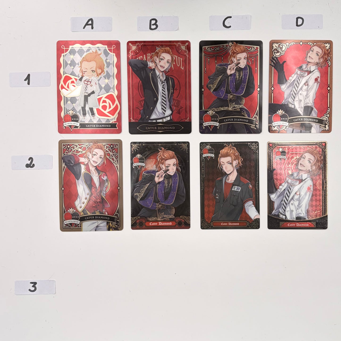 Twisted Wonderland Cater Diamond Trading Cards