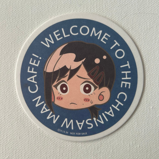 Chainsaw Man Cafe Kobeni Coaster
