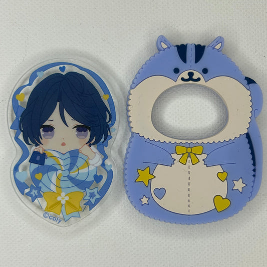 Stand My Heroes Acrylic Button + Rubber Case
