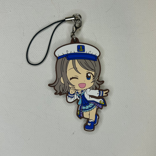School Idol Project You Watanabe Rubber Strap Keychain