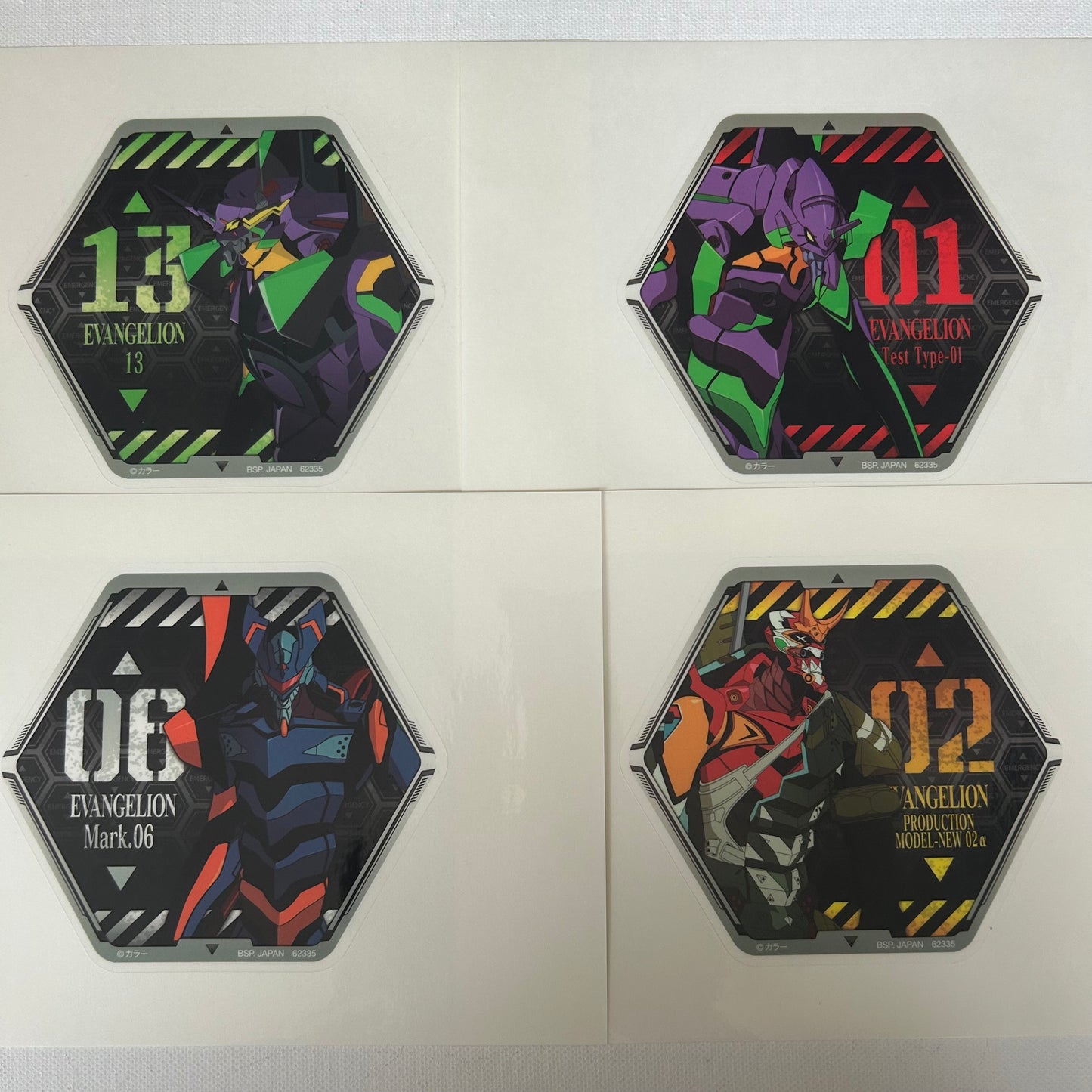 Neon Genesis Evangelion Sticker Set