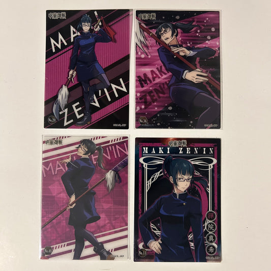 Jujutsu Kaisen Maki Zenin Acrylic Card Set