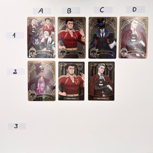 Twisted Wonderland College Staff Trading Cards