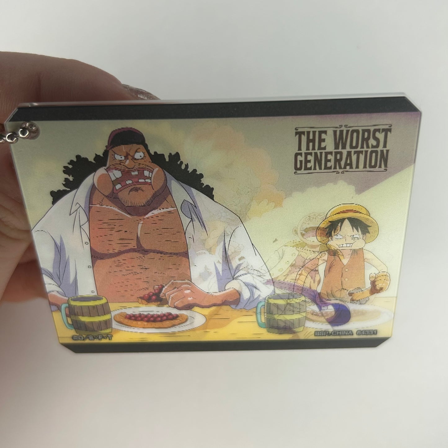 One Piece Luffy & Marshall D. Teach Anhänger