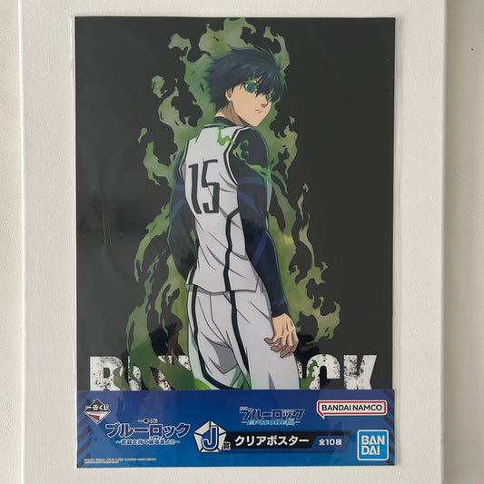 Blue Lock Yoichi Isagi PVC Clear Poster