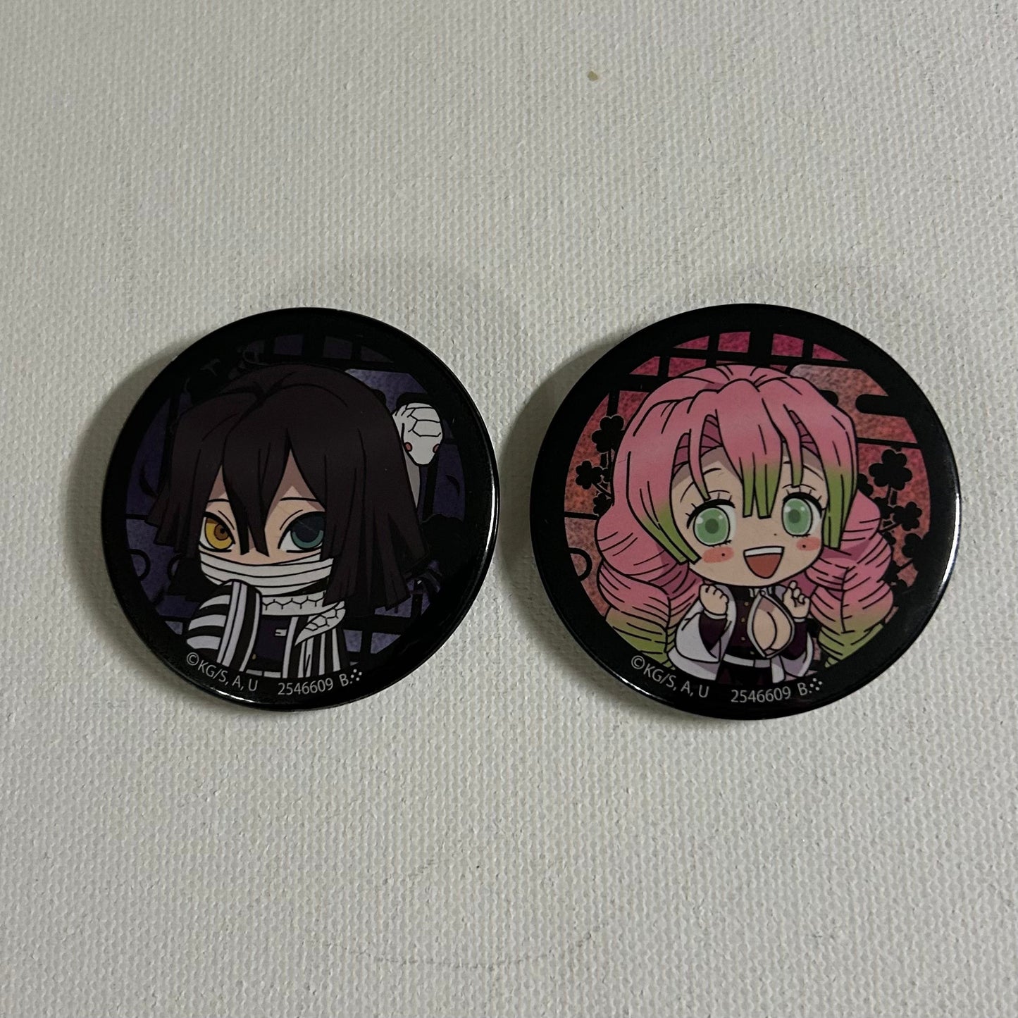 Demon Slayer Chibi Buttons