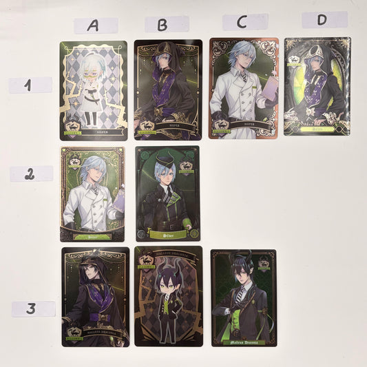 Twisted Wonderland Silver & Malleus Draconia Trading Cards