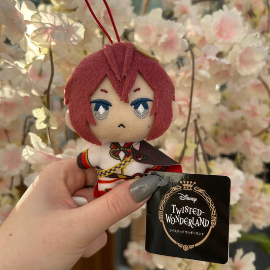 Twisted Wonderland Riddle Rosehearts Plush Keychain