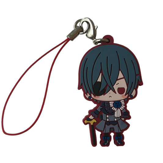 Black Butler Ciel Rubber Strap Keychain