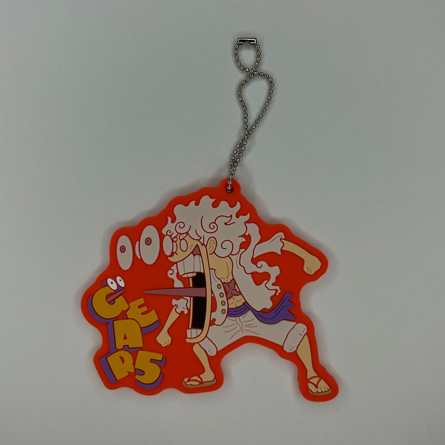 One Piece Luffy Gear 5 Rubber Strap Anhänger