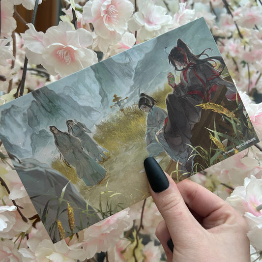 Mo Dao Zu Shi Art Postcard (glitter)