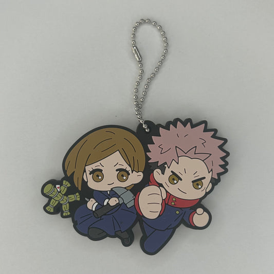Jujutsu Kaisen Nobara & Yuji Rubber Strap Charm