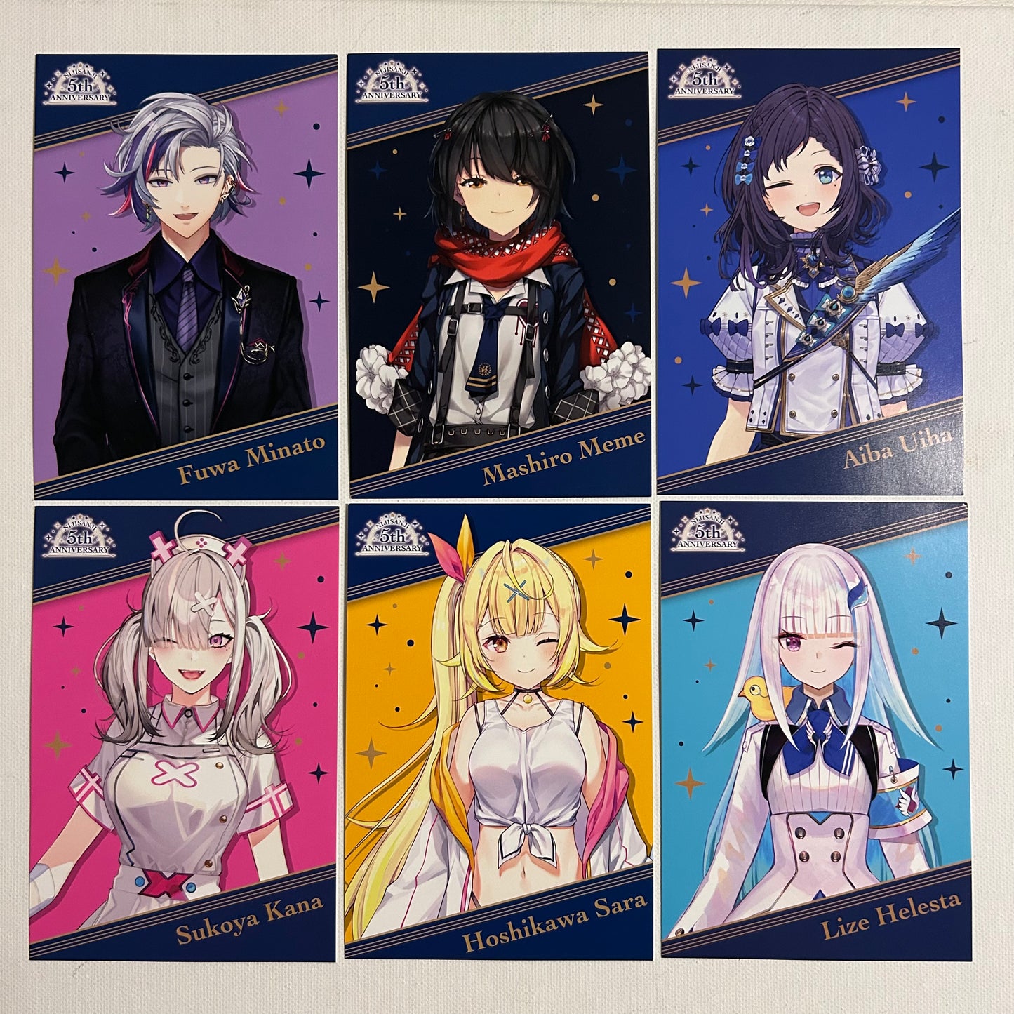 NIJISANJI V-Tuber Postkarten Set