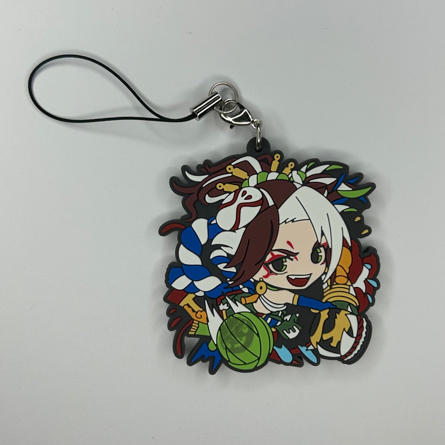Monster Strike Rubber Strap Keychain