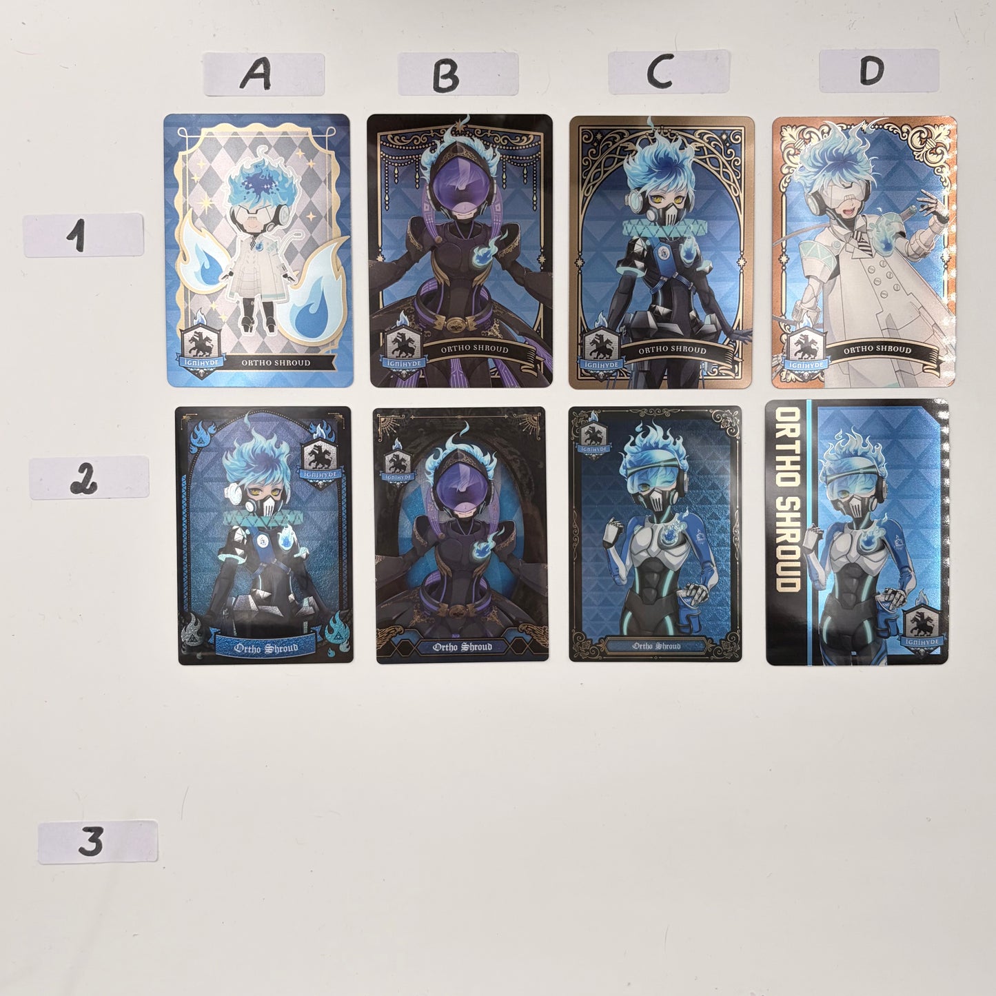 Twisted Wonderland Ortho Shroud Trading Cards