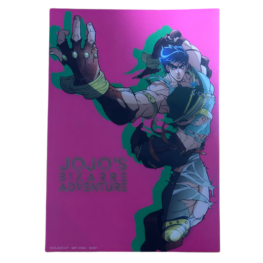 JoJo‘s Bizarre Adventure Jonathan Joestar PVC Clear Poster