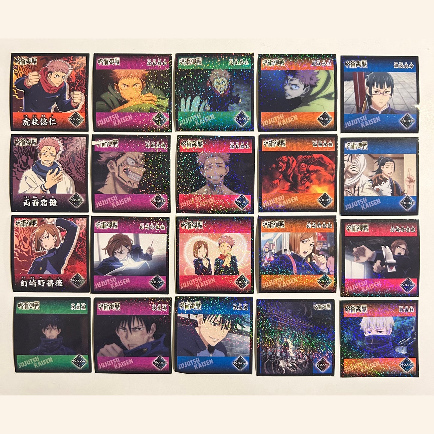 Jujutsu Kaisen Sticker Set