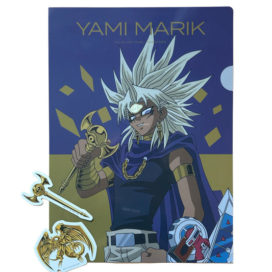 Yu-Gi-Oh! Yami Marik Clear File + Sticker Set