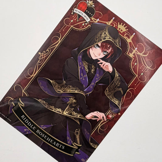Twisted Wonderland Riddle Rosehearts Clear Poster