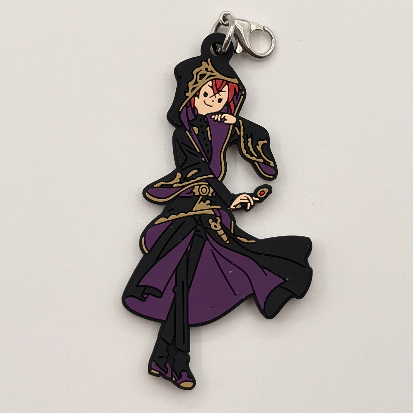 Twisted Wonderland Riddle Rosehearts Rubber Strap Anhänger