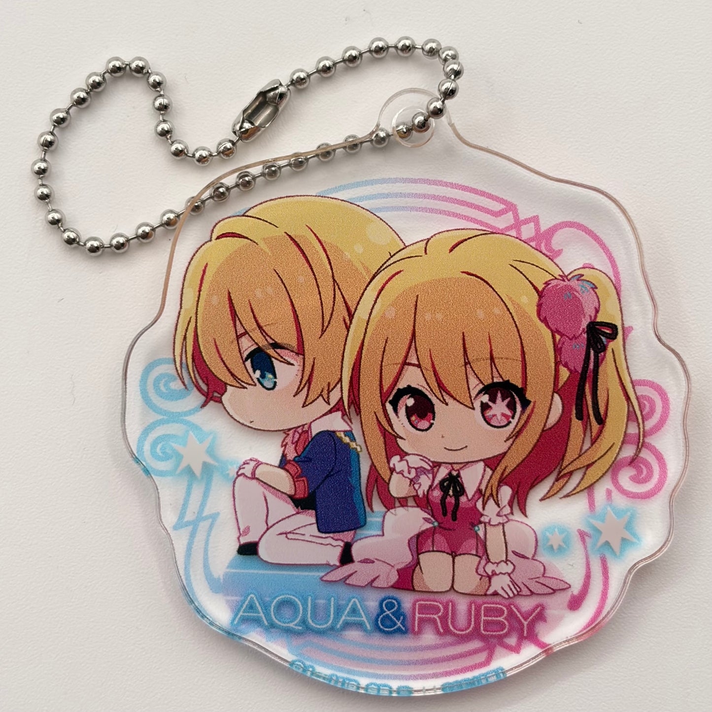 Oshi No Ko Aqua & Ruby Acryl Anhänger