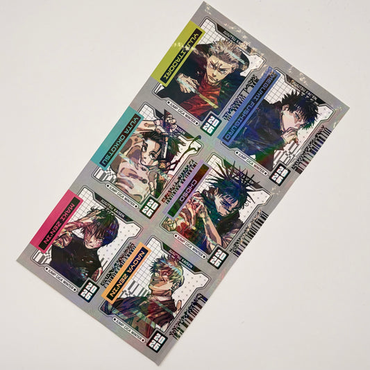 Jujutsu Kaisen Holo Sticker Set