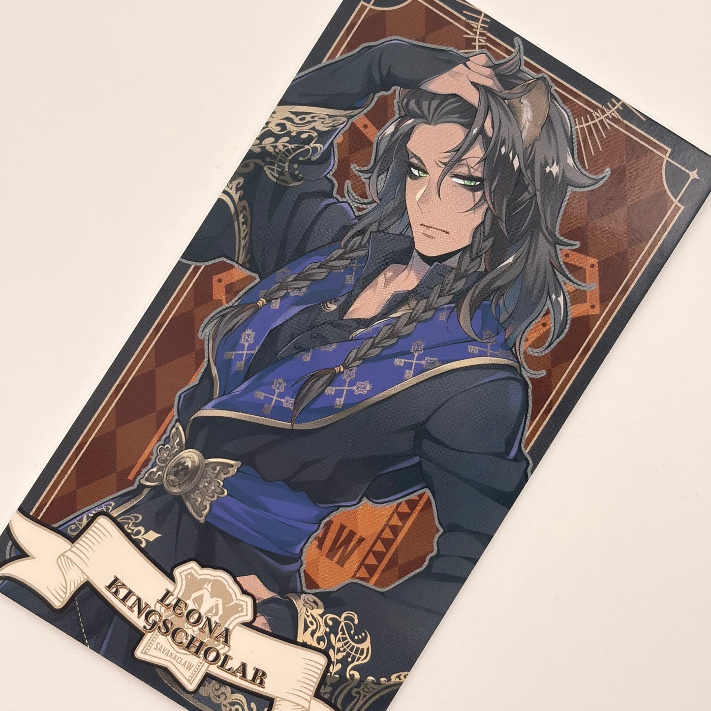 Twisted Wonderland Leona Kingscholar Big Trading Card