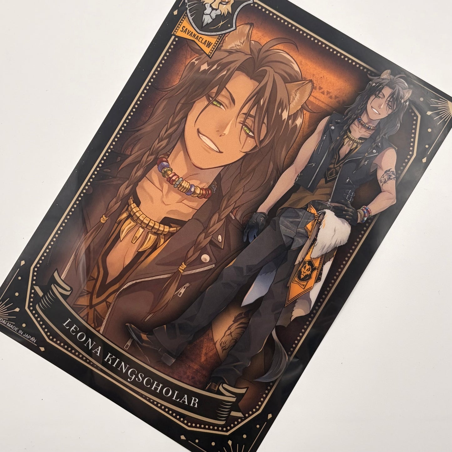 Twisted Wonderland Leona Kingscholar Clear Poster