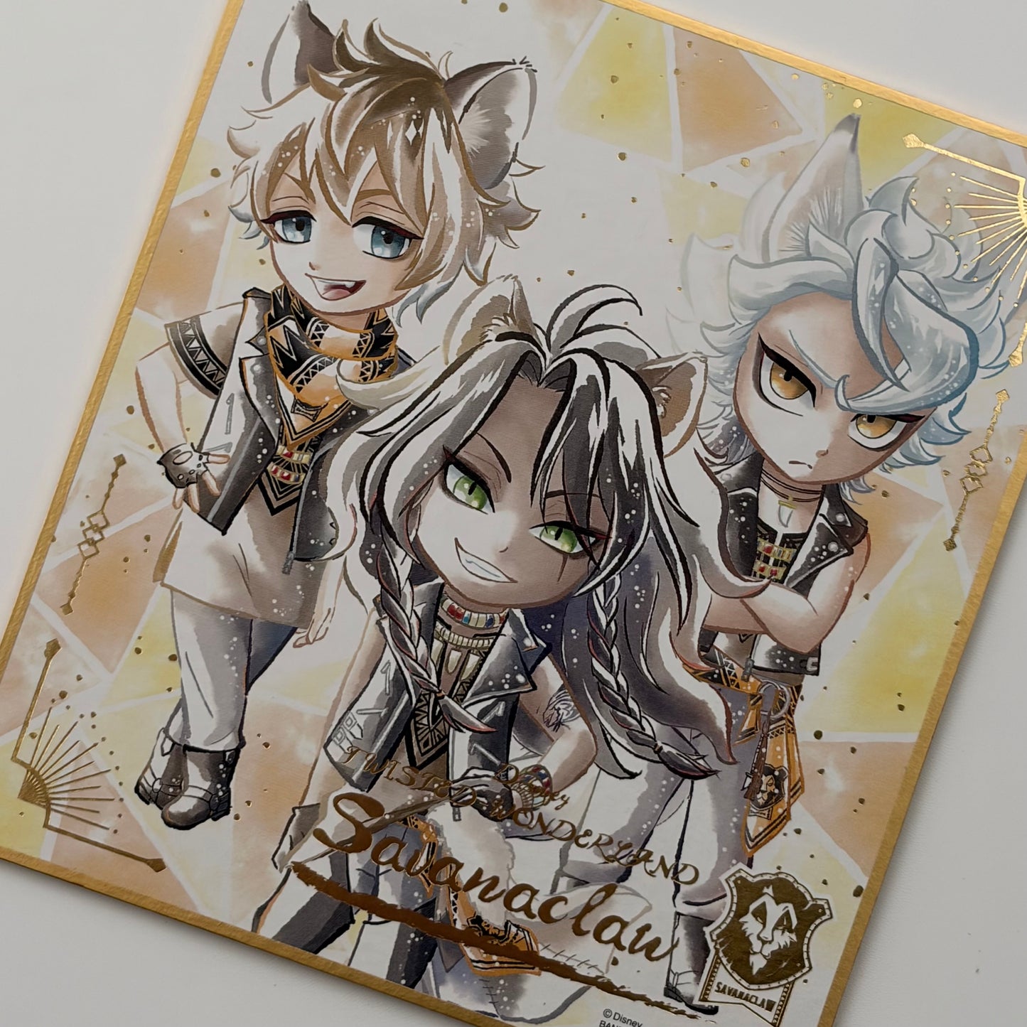 Twisted Wonderland Savanaclaw  {Ruggie, Leona, Jack} Shikishi