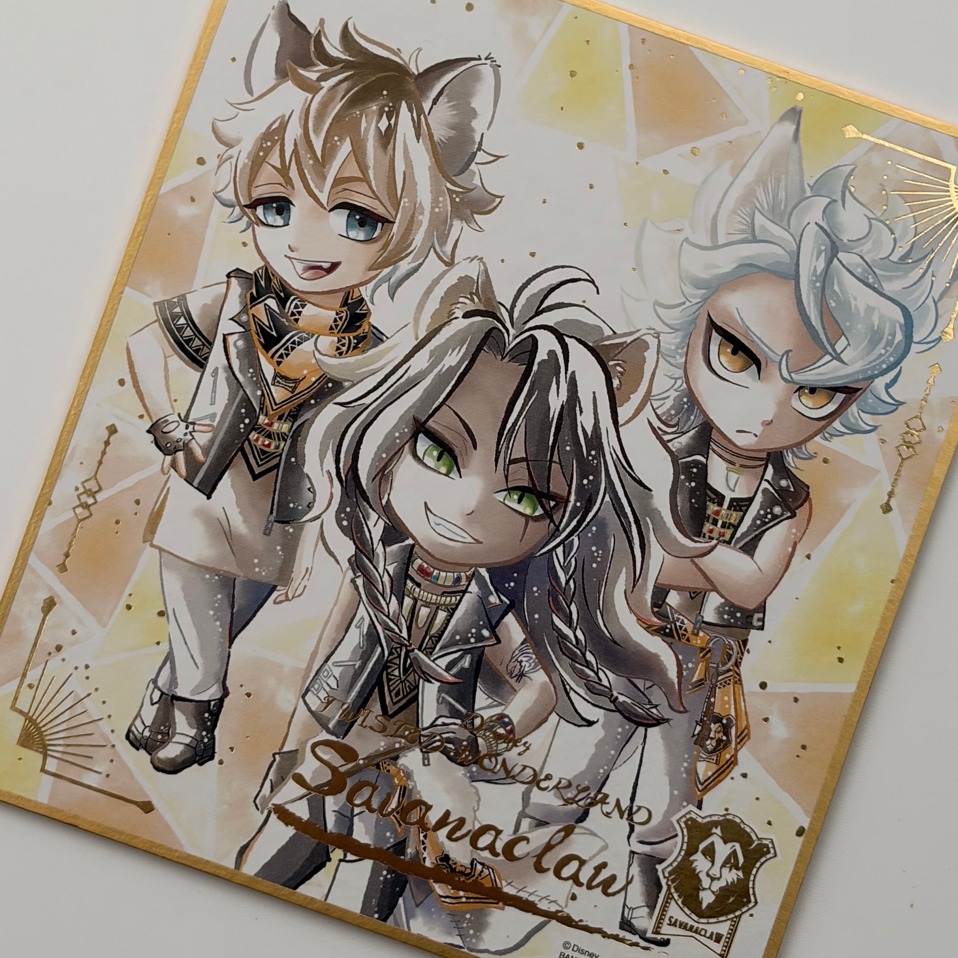 Twisted Wonderland Savanaclaw  {Ruggie, Leona, Jack} Shikishi