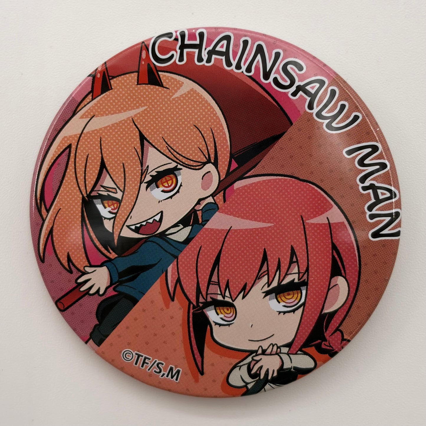 Chainsaw Man, Power & Makima, Button