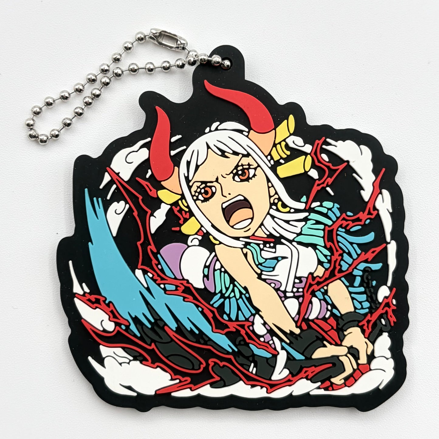 One Piece Law Rubber Strap Keychain