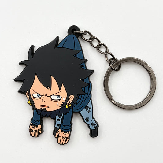 One Piece Law Rubber Strap Keychain