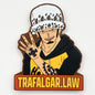 One Piece Law Magnet Rubber
