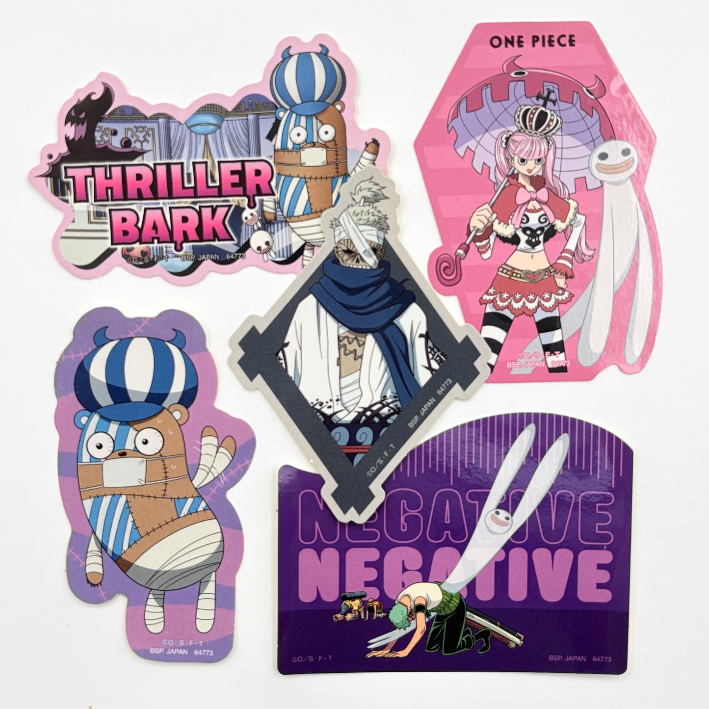 One Piece Thriller Bark Sticker Set